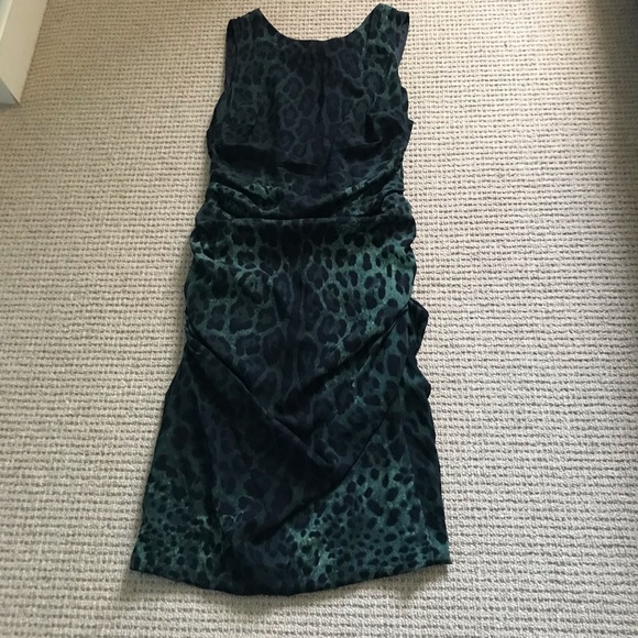 dolce gabbana green leopard dress D&G | Dresses | Dg Animal Print 0 Silk Print Size 46 long sleeve bridal gowns